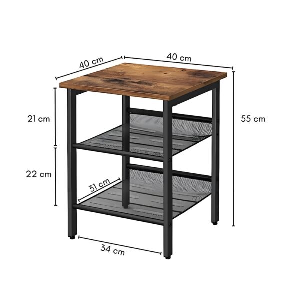 Bijzettafel Industrieel Design - Afbeelding 3