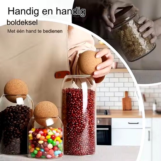 Luxaliving - Voorraadpotten - 3 stuks - Afbeelding 5