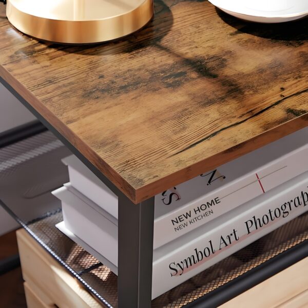 Bijzettafel Industrieel Design - Afbeelding 6