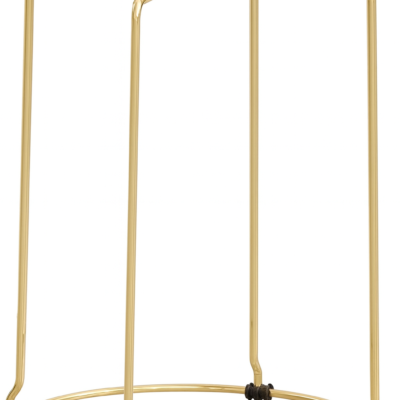 Poef - Goud-Beige velvet