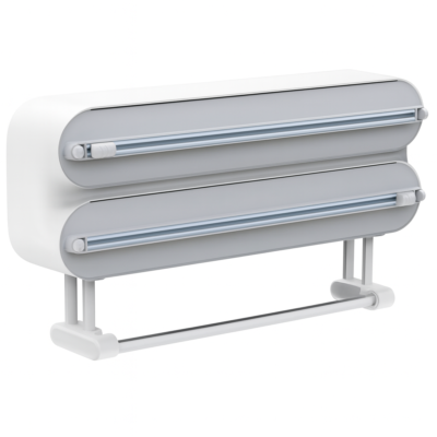 Keukenrolhouder Hangend - Foliehouder – Rollenhouder - 3 in 1