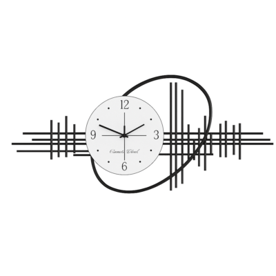 Wand klok Zwart -wit