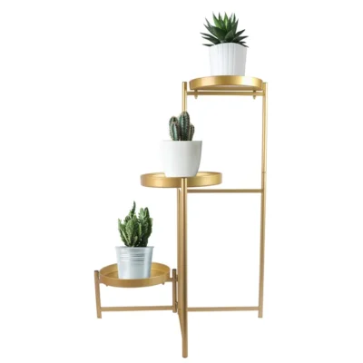 Luxaliving Plantenhouder - Goud/Metaal - B49xH60CM