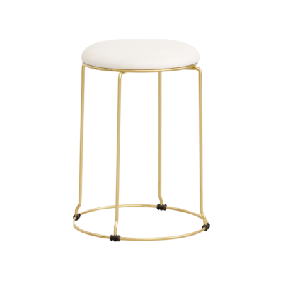 Poef - Goud-Beige velvet