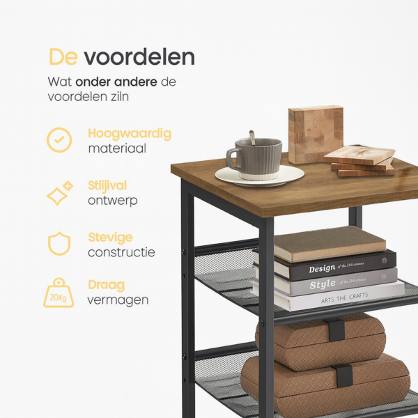 Bijzettafel Industrieel Design - Afbeelding 12